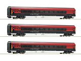 Roco 64191 3 Piece Set Railjet OBB