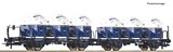 Roco 6600053 Double Carrying Wagon Unit DB DC