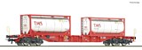 Roco 6600077 Container Carrier Wagon OBB/RCW DC