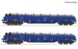 Roco 6600099 2 Piece Set Stake Wagons PKP Cargo DC