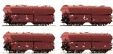 Roco 67083 4 Piece Set Self Unloading Hopper Wagons DB