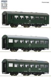 Roco 74070 3 piece set 1 Passenger coaches Rekowagen 