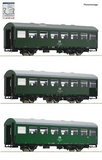 Roco 74071 3 piece set 1 Passenger coaches Rekowagen 