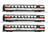 Roco 74081 3 Piece Set Gotthard-Panorama Express SBB Set 1