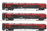 Roco 74086 3 Piece Set Railjet OBB