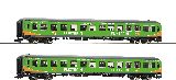 Roco 74090 2 Piece Set Passenger Coaches Flixtrain