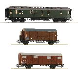 Roco 74091 3 Piece Set Mail Train DB