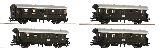 Roco 74102 4 Piece Set Passenger Coaches Donnerbuchse DRG