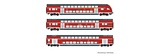 Roco 74150 3 piece set Double deck cars