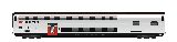 Roco 74494 1st Class Double Deck Coach with Baggage Compartment SBB