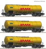 Roco 76029 3 piece set Tank wagons 