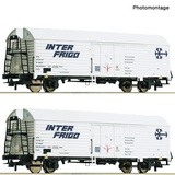 Roco 76040 2 piece set Refrigerator wagons 