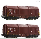 Roco 76041 2 piece set Telescopic hood wagons 