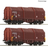 Roco 76042 2 piece set Telescopic hood wagons 