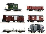 Roco 76051 6 Piece Goods Wagon Set Gotthardbahn SBB