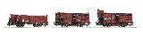 Roco 76060 3 Piece Set Goods Wagons KPEV