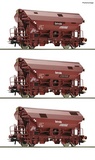 Roco 76181 3 piece set Swing roof wagons 