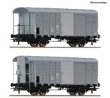 Roco 76646 2 piece set Covered goods wagons 