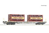 Roco 77346 Container Carrier Wagon SBB DC