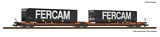 Roco 77394 Articulated double pocket wagon T3000e Fercam 