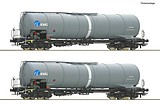 Roco 77463 2 Piece Set Tank Wagon GATX DC