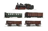 Roco 31032 5 piece train set Steam locomotive 399 06 with mixed passenger train OBB