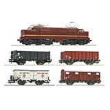 Roco 61460 5 Piece Set Electric locomotive 1224 With Freight Train NS