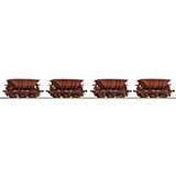 Roco 67075 4 piece set ore wagons SJ