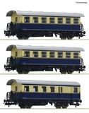 Roco 74192 3 piece set Ribbed wagons OBB