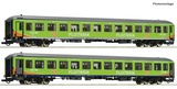 Roco 74193 2 piece set Passenger coaches Flixtrain
