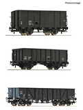 Roco 76004 3 piece set Goods wagons SNCF