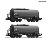 Roco 76017 2 piece set Tank wagons PKP