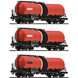 Roco 76088 3 piece set Slurry wagons