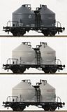 Roco 76093 3 piece set Silo wagons DB