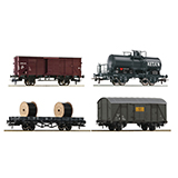 Roco 76134 4 piece set Goods wagon NS