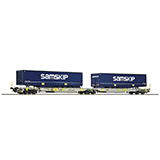 Roco 76415 Articulated pocket wagon AAE