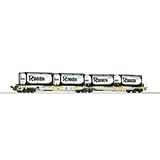 Roco 76427 Articulated pocket wagon AAE