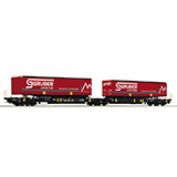 Roco 76428 Articulated pocket wagon WASCOSA