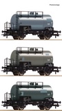 Roco 77021 3 piece setTank wagons DR