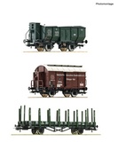 Roco 77028 3 piece set Goods wagons K Bay Sts B