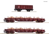 Roco 77041 3 piece set 1 Sand train DR