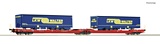 Roco 77385 Articulated double pocket wagon T3000e DB AG