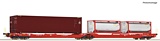 Roco 77400 Articulated double pocket wagon T3000e DB AG