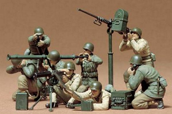 Tamiya 35086 US Gun and Mortar Team Kit