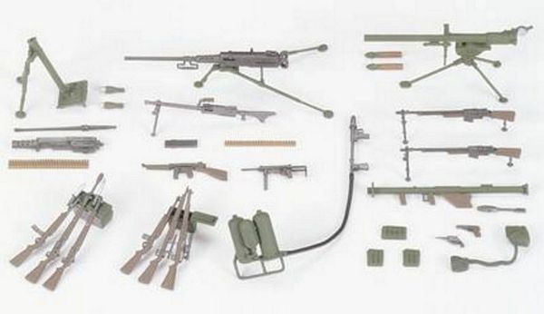 Tamiya 35121 US Infantry Weapons Set Kit