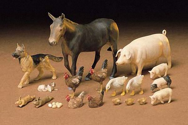 Tamiya 35128 Livestock Set Kit