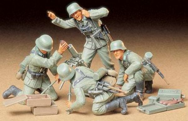 Tamiya 35193 German Infantry Mortar Team