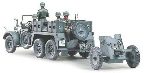 Tamiya 35259 Krupp Towing Truck with 37mm Pak