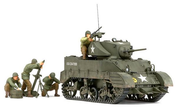 Tamiya 35313 US Light Tank M5A1