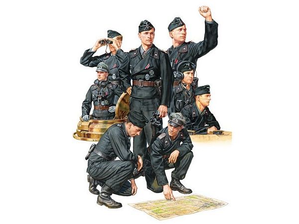 Tamiya 35354 Wehrmacht Tank Crew Set